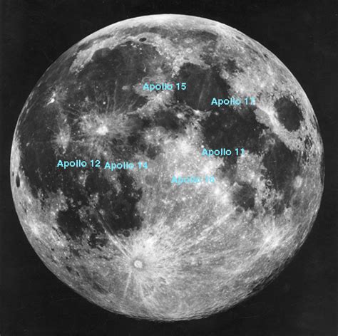 Apollo 11 Moon Landing Map