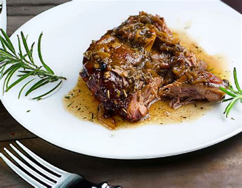 Braised Rosemary Lamb Shoulder Chops - Perfect Lamb Recipe