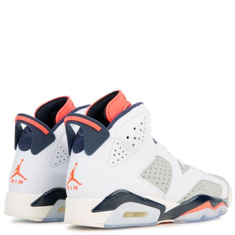 AIR JORDAN 6 RETRO WHITE/INFRARED 23-NEUTRAL GREY-WHITE