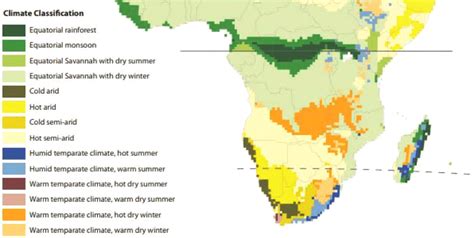 Climatic zones of Africa [39]. | Download Scientific Diagram