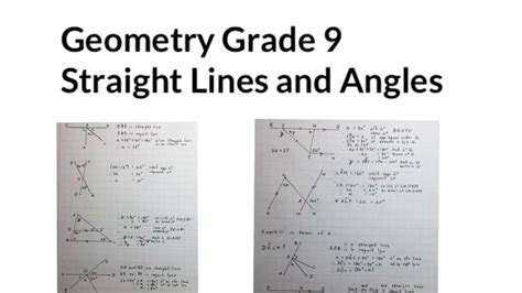 19+ Geometry Of Straight Lines Grade 9 The Latest - Metry