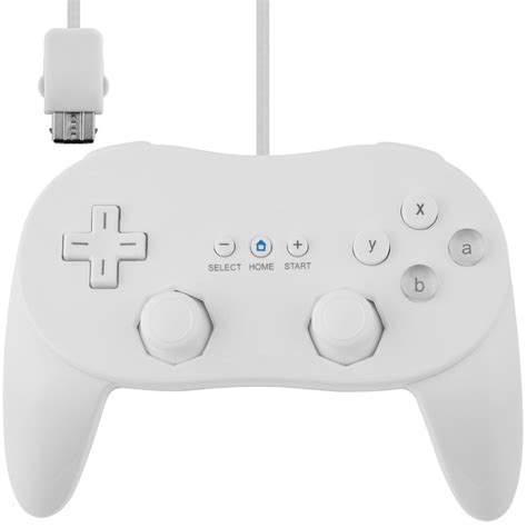 Zettaguard Classic Pro Controller For Nintendo Wii/WiiU White - Walmart.com