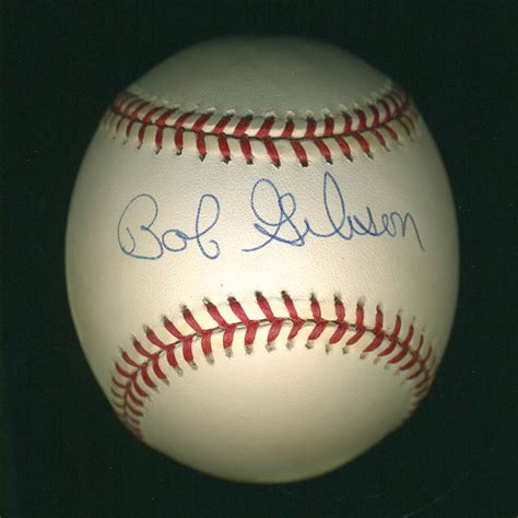 Bob Gibson - Autographed Signed Baseball | HistoryForSale Item 304145