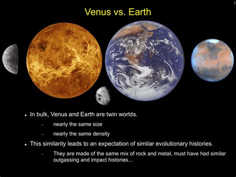 Venus vs. Earth