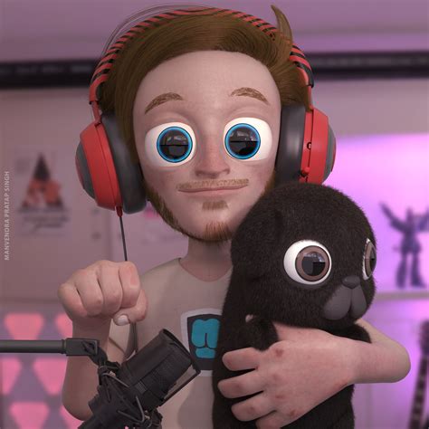 Pewdiepie & Edgar | CGTrader