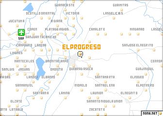 El Progreso (Honduras) map - nona.net