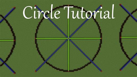 Minecraft Tutorial: Circles - YouTube