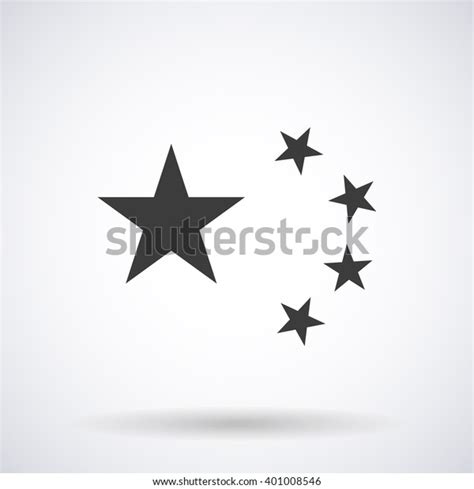 Stars Chinese Flag Stylish Vector Illustration Stock Vector (Royalty ...