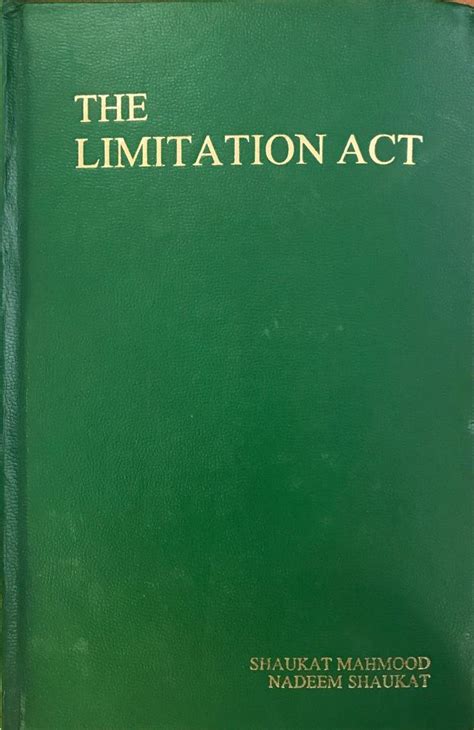 Limitation Act - Pakistan Law House