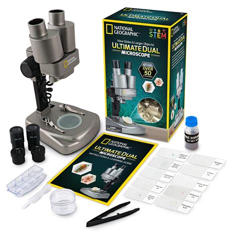 Buy NATIONAL GEOGRAPHIC Dual LED Kids Micro - 50+ pc Science Kit with ...