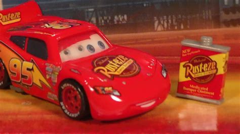 RUST-EZE LIGHTNING MCQUEEN, 2010 CHASE* CARS MATTEL DISNEY PIXAR ...