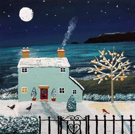 Pin by Sue L on Jo Grundy | Dreamy art, Contemporary folk art, Naive art