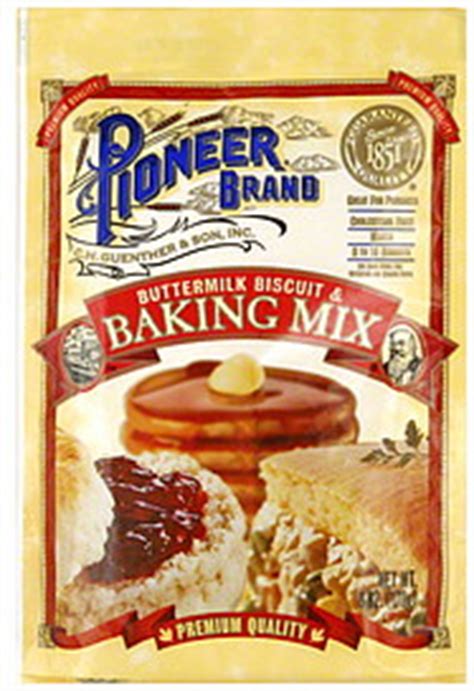 Pioneer Brand Baking Mix Buttermilk Biscuit 6.0 oz Nutrition Information | ShopWell