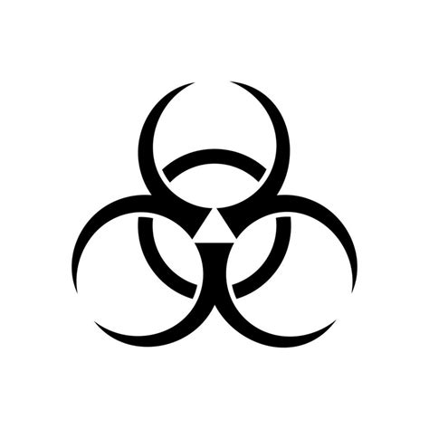 Nuclear radioactive danger sign. Toxic sign, symbol. Warning ...