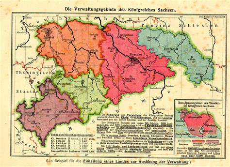 Source : Bruno Krause, ed., Sächsischer Vaterlands-Atlas , 2ndrev. ed. (Dresden, n.d. [c. 1912 ...