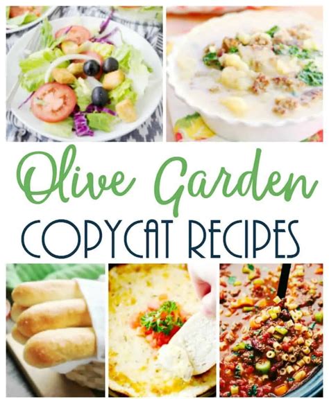 The Best Copycat Olive Garden Recipes - Saving Dollars and Sense