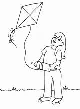 Free Printable Kite Coloring Pages For Kids sketch template
