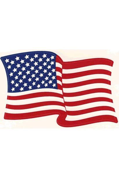 Sticker Wavy American Flag - Kidstop toys and books