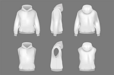 3D Hoodie Mockup 6139841 Vector Art at Vecteezy