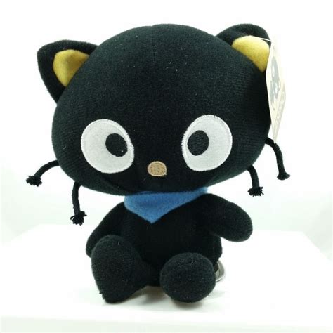 Sanrio Fiesta Chococat 7 in Plush Black Cat Hello Kitty NWT | Kitty, Hello kitty, Black cat