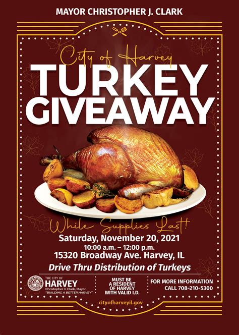 Turkey Giveaway - City of Harvey