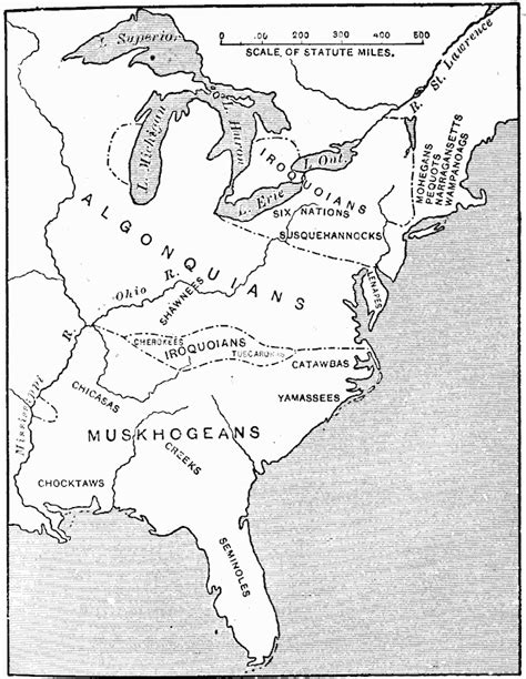 Map Of Eastern Indian Tribes - China Map Tourist Destinations