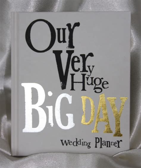 FANTASTIC Our very Huge Big Day WEDDING PLANNER Book | Wedding planner ...