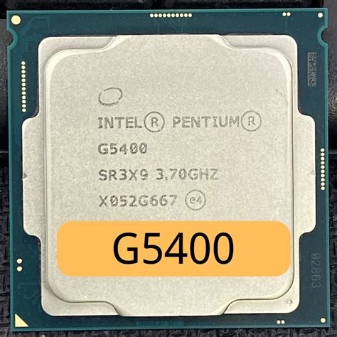 Intel Pentium G5400 3.7GHz Dual-Core Quad-Thread CPU Processor 4M 54W LGA 1151