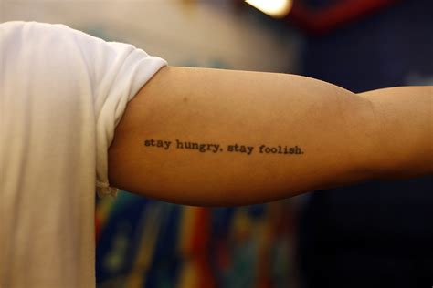 stay hungry. stay foolish. | Tatoo, Tatuagens