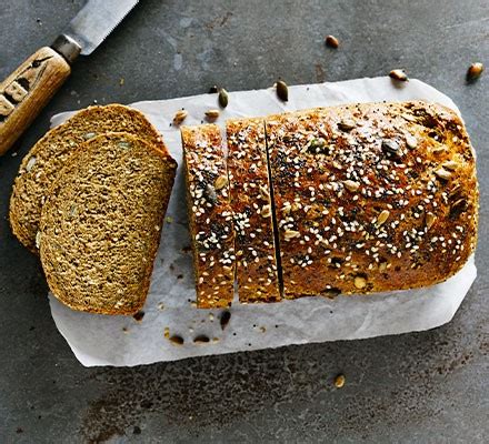 Seeded wholemeal loaf recipe | BBC Good Food