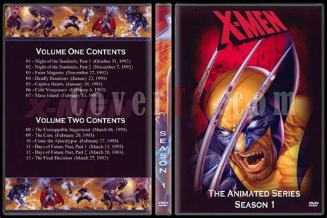 X-Men: The Animated Series (Seasons 1-5) - Custom Dvd Cover Set - English [1992-1997] - CoverTR