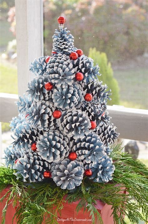 How to Make Pine Cone Christmas Trees | Pine cone christmas tree, Cone ...