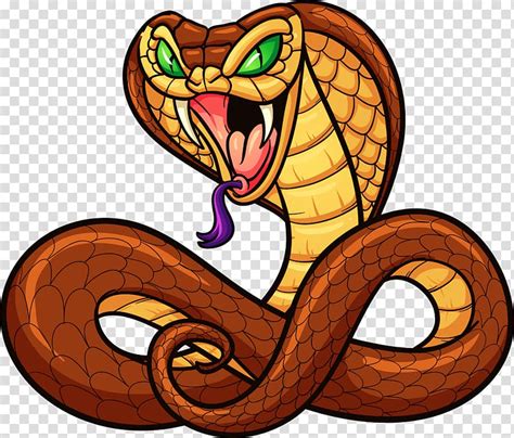 Cobra Clipart Clipart Venomous Brown Cobra Snake Clip Art Graphic | Images and Photos finder