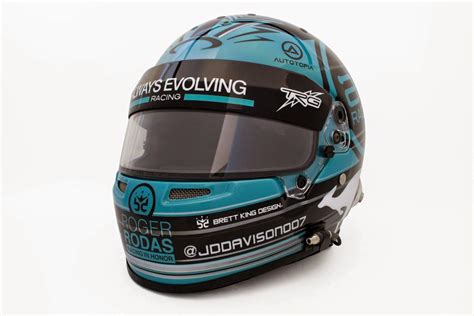 Racing Helmets Garage: Bell HP7 J.Davison 2014 by Brett King Design