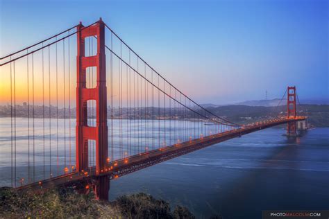 The Golden Gate Bridge at Sunrise – Malcolm MacGregor Photography