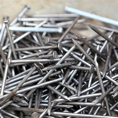 Nail for construction job stock image. Image of hardware - 33020343