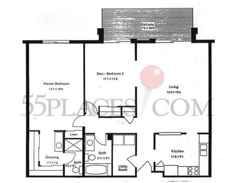 1200 Square Foot One Story Floor Plan 1200 1200 Sq Ft | House floor ...