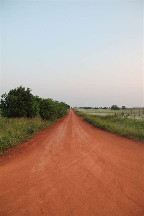 Oklahoma Red Dirt Road Red Dirt, Dirt Road, Country Living, Oklahoma, Railroad, Bucket List ...