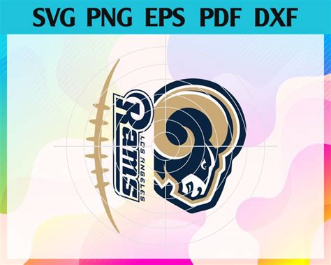 Los Angeles Rams Svg, Rams Svg, Rams Png, Rams Logo Svg, Sport Svg, Fo ...