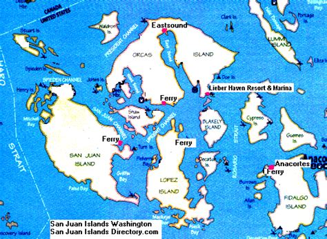 San Juan Islands Ferry Map – The World Map