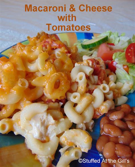 Macaroni & Cheese with Tomatoes