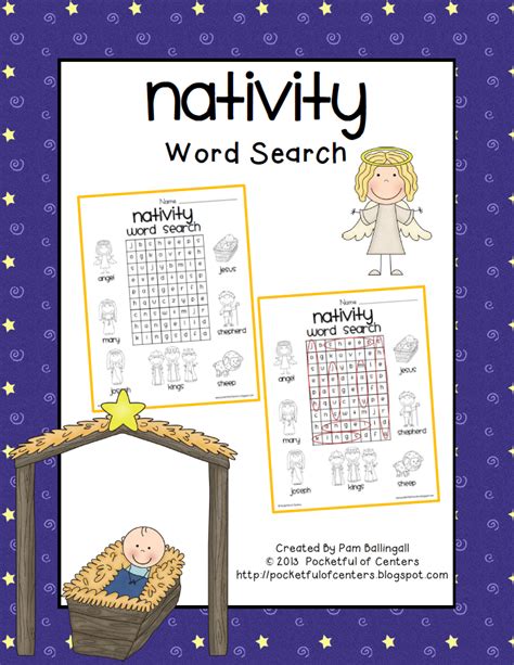 Nativity Word Search {Freebie} | Christmas word search, Christmas words, Religious christmas