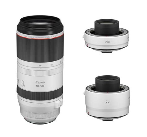 Canon RF 100-500mm f/4.5-7.1L, Extender RF 1.4x & 2x Specifications Leaked - Camera Times