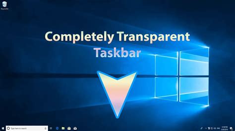 How to Make Transparent Taskbar in Windows 10