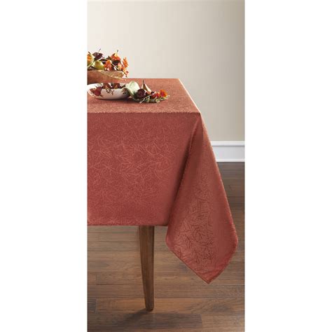 Mainstays 60" x 84" Damask Rustic Orange Tablecloth - Walmart.com - Walmart.com