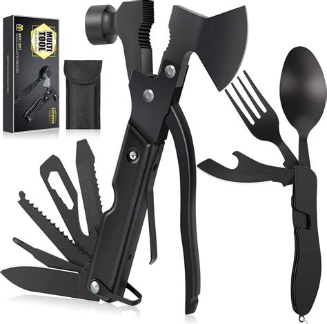 Fairylove Multitool Camping Gear Accessories Gifts for Men, Outdoor All in One Tools Small ...