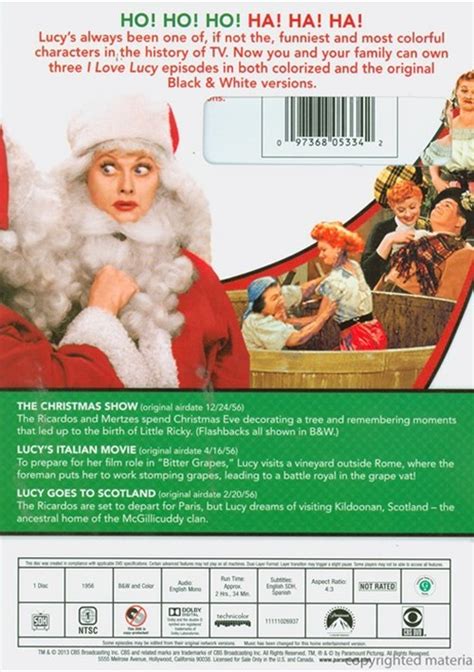 I Love Lucy: Colorized Christmas (DVD 1956) | DVD Empire