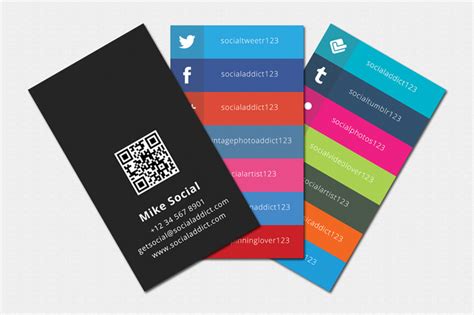 15 + Best Social Business Cards Templates