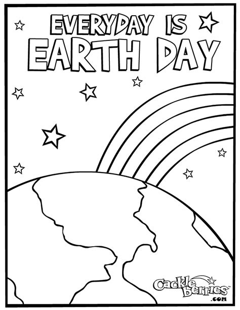 21 Printable Earth Day Coloring Pages - Holiday Vault