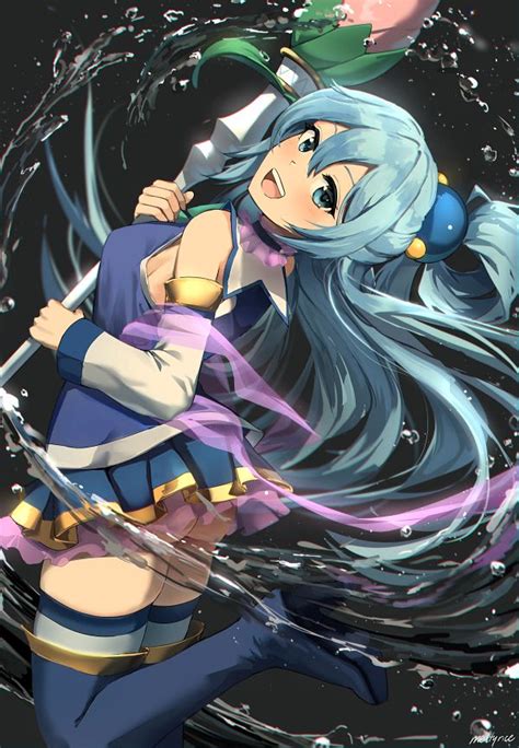 Aqua (KonoSuba) - Kono Subarashii Sekai ni Shukufuku wo! - Image by ...